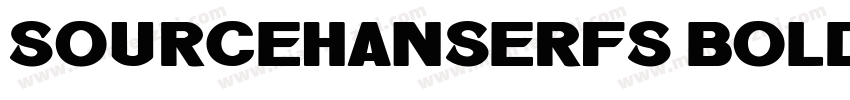 sourcehanserfs bold字体转换